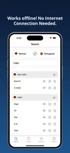 German-Portuguese Dictionary + screenshot #1 for iPhone