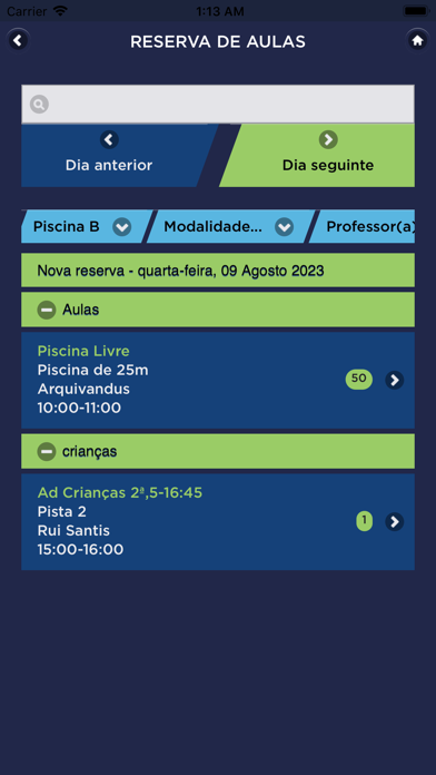 Aquafitness Screenshot