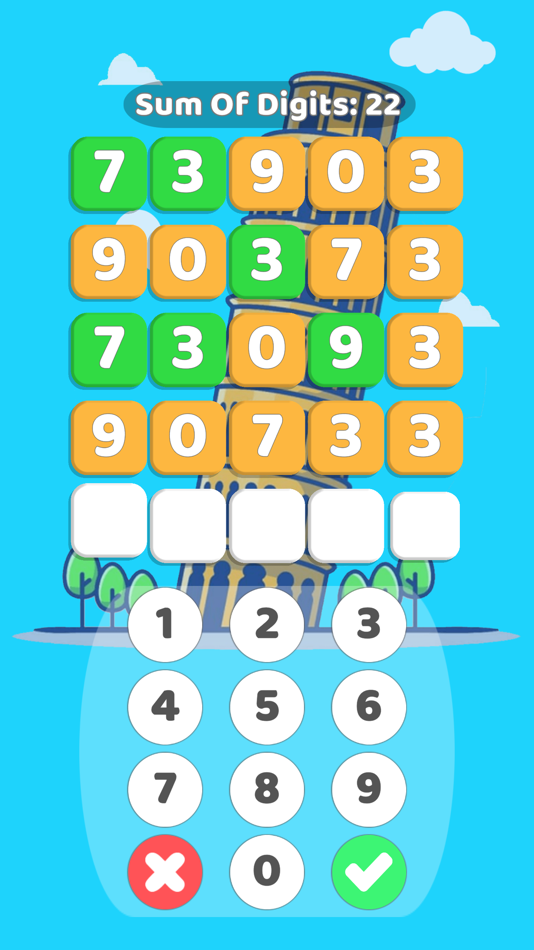 #10. Numble! (iOS) 由: Kubra Gundogan