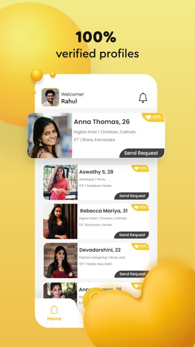 WeddingVia Matrimony Screenshot