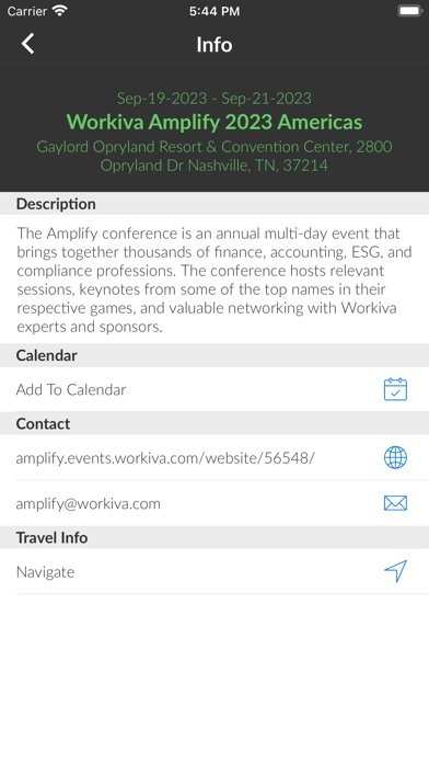 Workiva Amplify Screenshot