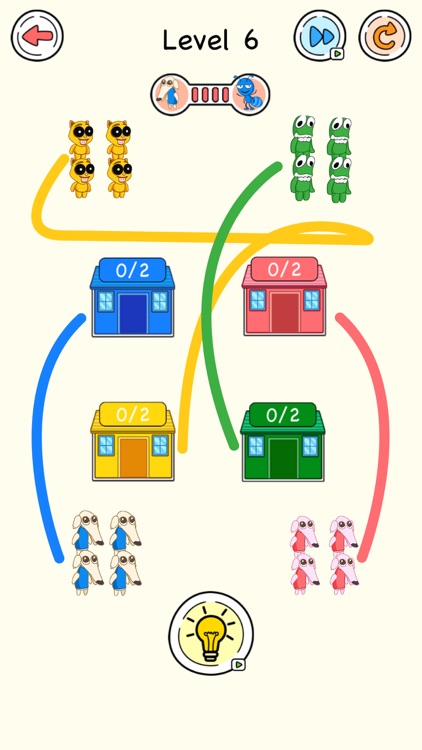 Lost Dog Puzzle: Draw To Home