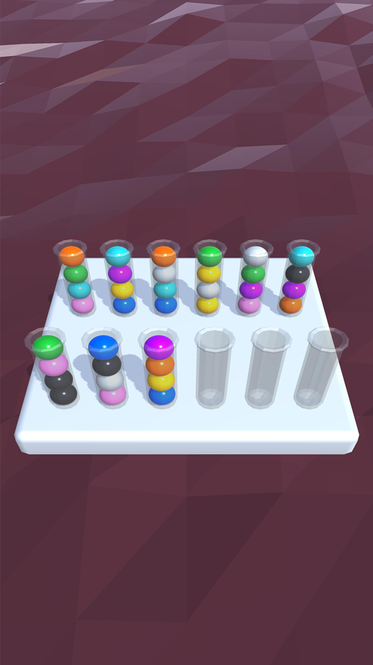 #3. Ball Sort 3D - Color Puzzle (iOS) Podle: Duong Pham