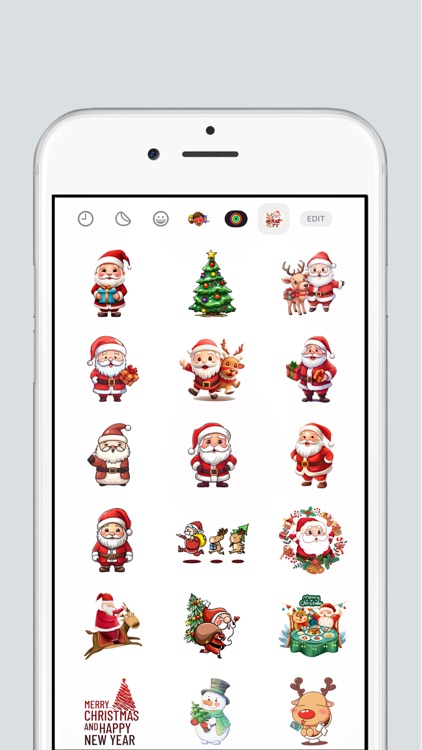 The Santa Claus Stickers