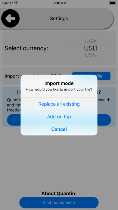 Quantin Screenshot