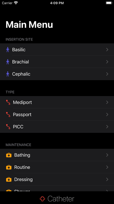 Screenshot #2 pour Catheter - patient version