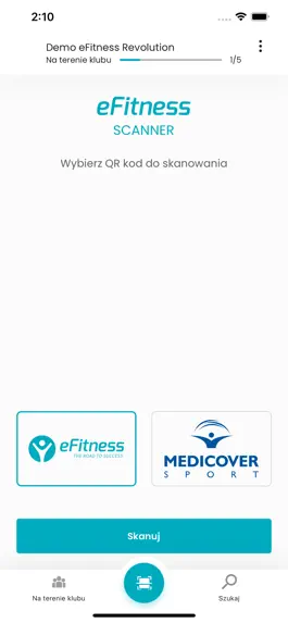 Game screenshot eFitness Scanner apk