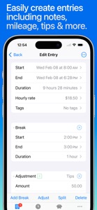 Hours Tracker: Time Tracking screenshot #6 for iPhone