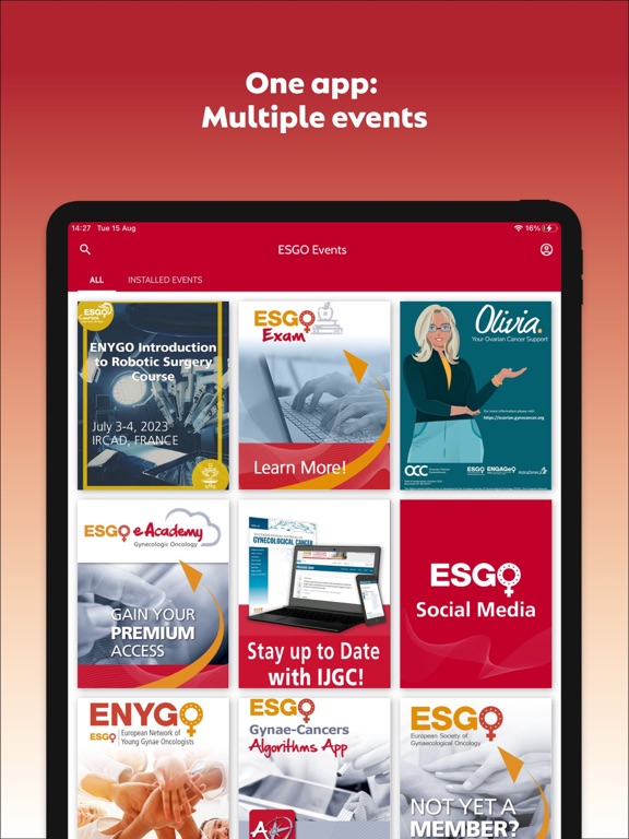 Screenshot #4 pour ESGO Gynae Oncology Events