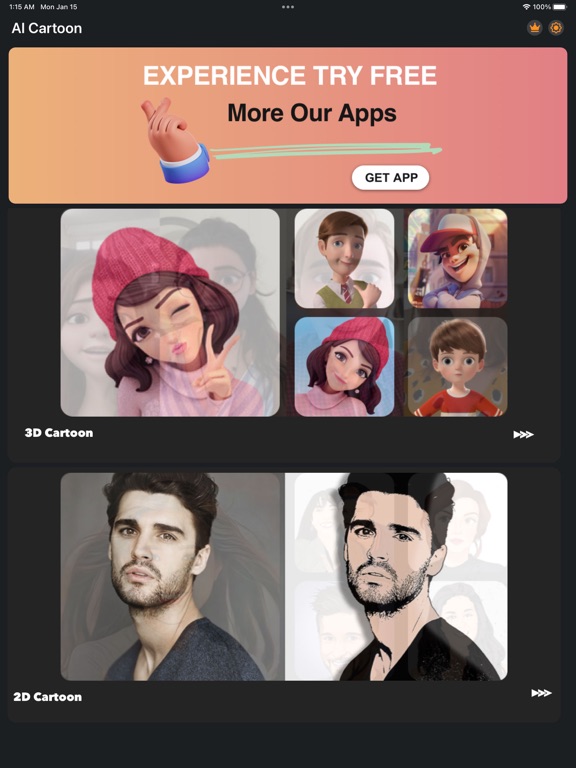 Cartoon Photo - AI Cartoon iPad screenshot 6 - Graphics & Design app