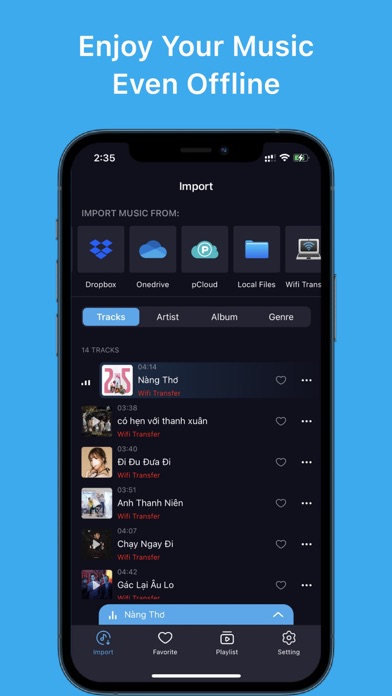 Musica XM - Music Player Screenshot
