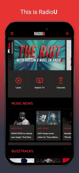 Game screenshot RadioU — Where Music Is Going mod apk