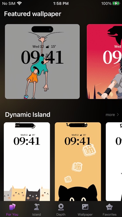 Wallpapers+:Dynamic Island by 岩 白