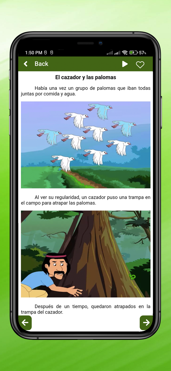 Spanish kids story with audio