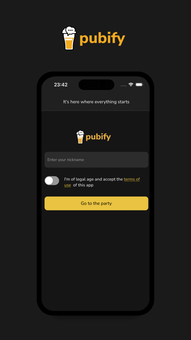 Pubify App Screenshot