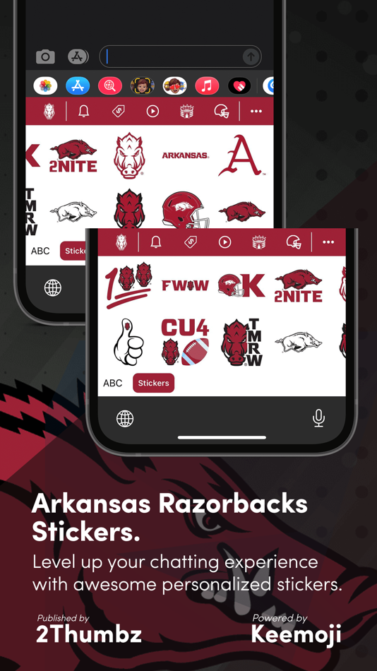 #2. Arkansas Official Keyboard (iOS) Bởi: 2ThumbZ Entertainment