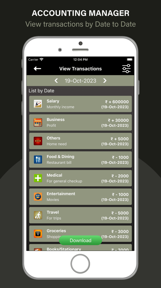 #4. Accounting Manager (iOS) 由: Swapna Puramsetty