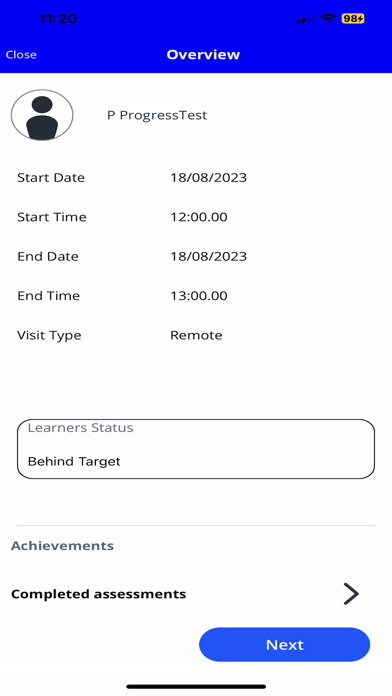 OneFile Eportfolio App Screenshot
