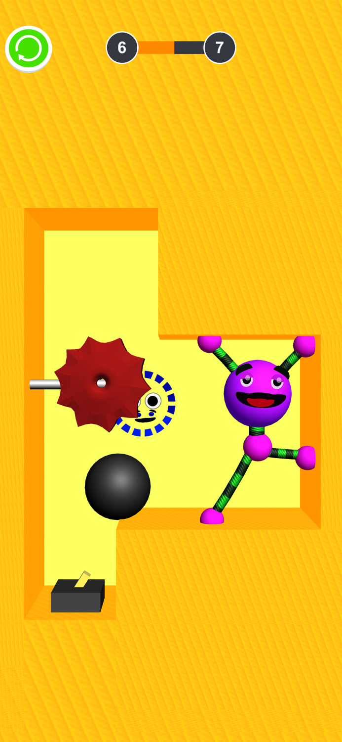 Purple Stretch 3D -Monster Cut