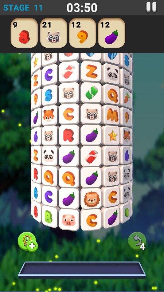 #1. Tile Tower Master 3D (iOS) Podle: Gomiigo Games