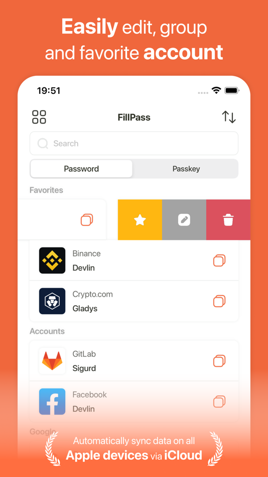 #5. FillPass - Password, Passkey (iOS) 由: Nguyen Viet Anh