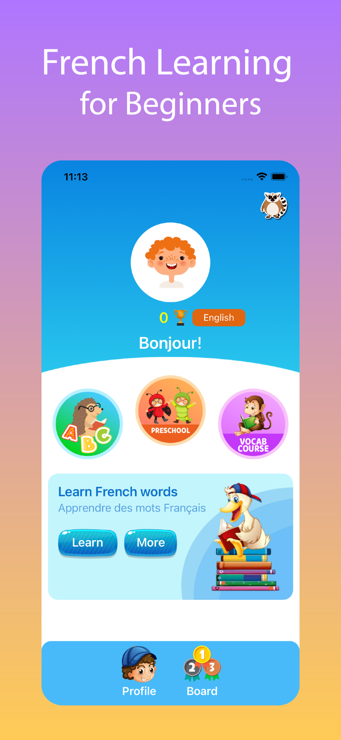 Lingo Learn French Vocabulary