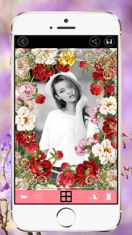 Romantic Flower Photo Frames