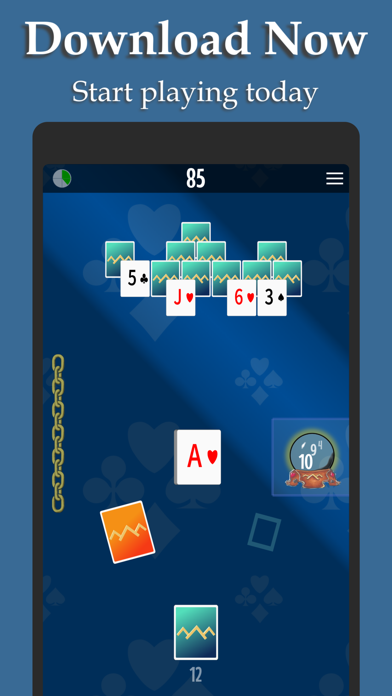 Tri Peaks Solitaire ^^^ Screenshot