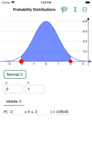 probability distribution iphone screenshot 1