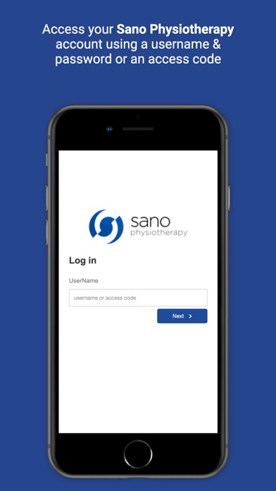 Sano Physiotherapy Screenshot