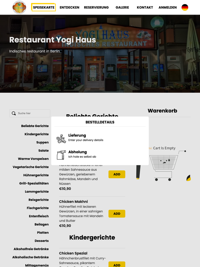 Restaurant Yogi Haus