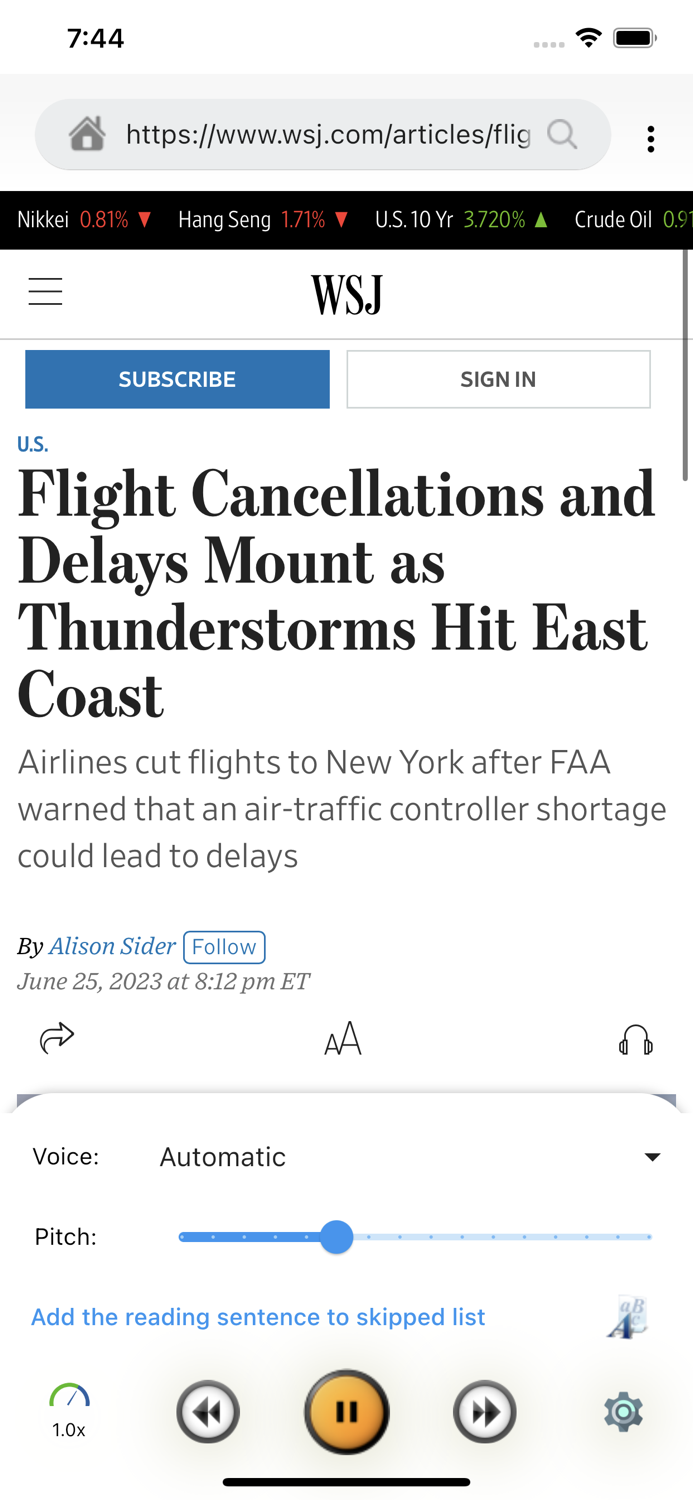 AI Read Aloud Text To Speech