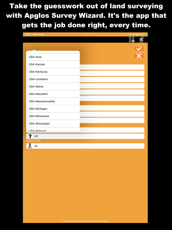App screenshot