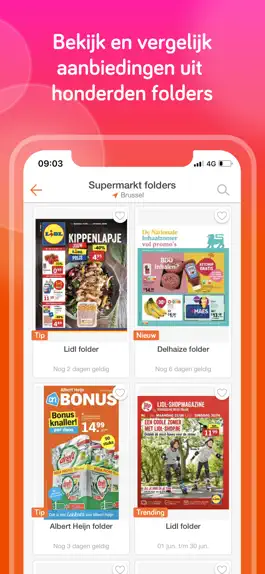 Game screenshot Promotiez.be: folders & promos hack