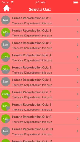 Game screenshot Human Reproduction Quizzes apk