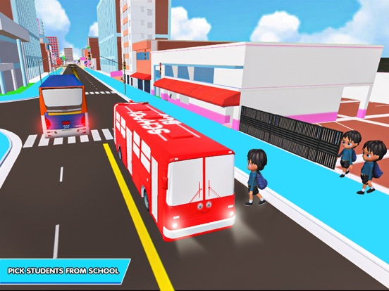 3D City School Bus Simulatorのおすすめ画像2