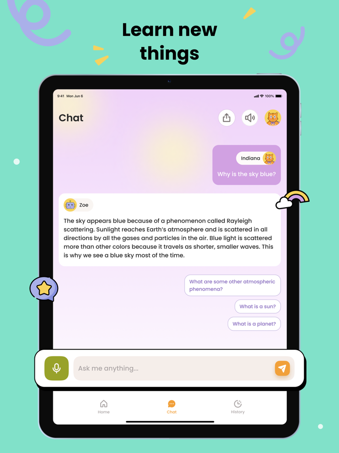 Safe AI Chat Bot for Kids・Zoe
