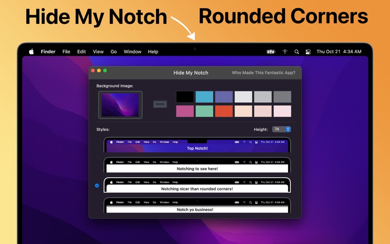 hide my notch - top notch app! problems & solutions and troubleshooting guide - 1