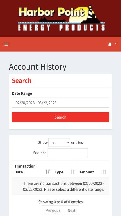 Harbor Point Energy Products Screenshot