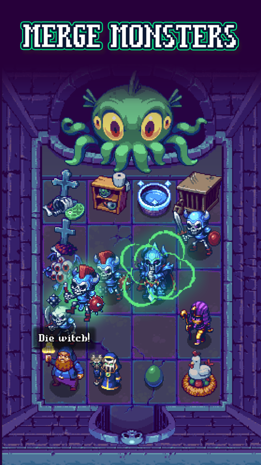 #1. NecroMerger - Idle Merge Game (iOS) Bởi: Grumpy Rhino Games LTD