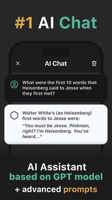 Chatsy - AI Chatbot Assistant Screenshot