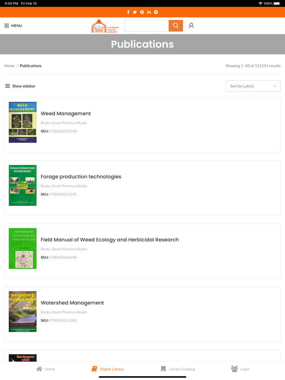 Screenshot #6 pour Lucknow Digital Library App