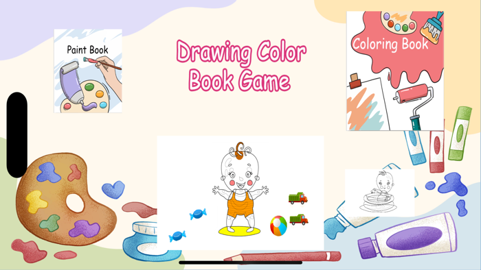 Drawing Color Book Game