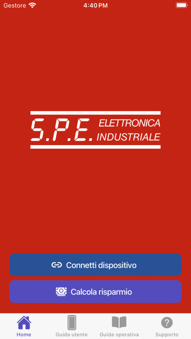 SPE Elettronica Industriale Screenshot