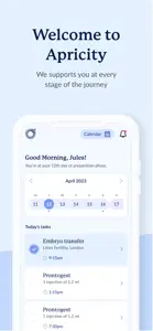 Apricity Fertility Companion screenshot #1 for iPhone