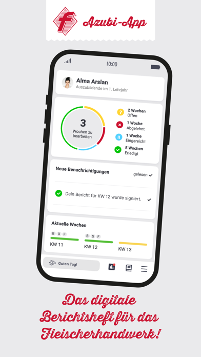 Azubi-App Fleischerhandwerk Screenshot