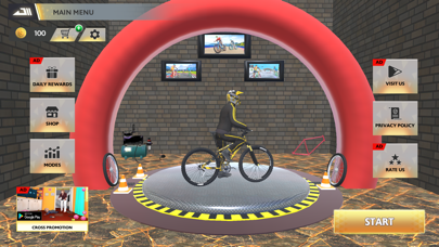 Offroad Bicycle Stunt Riding Screenshot