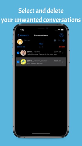 Message Cleaner for Twitterのおすすめ画像4