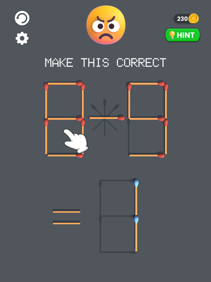 Solve Matchstick Puzzle 3D