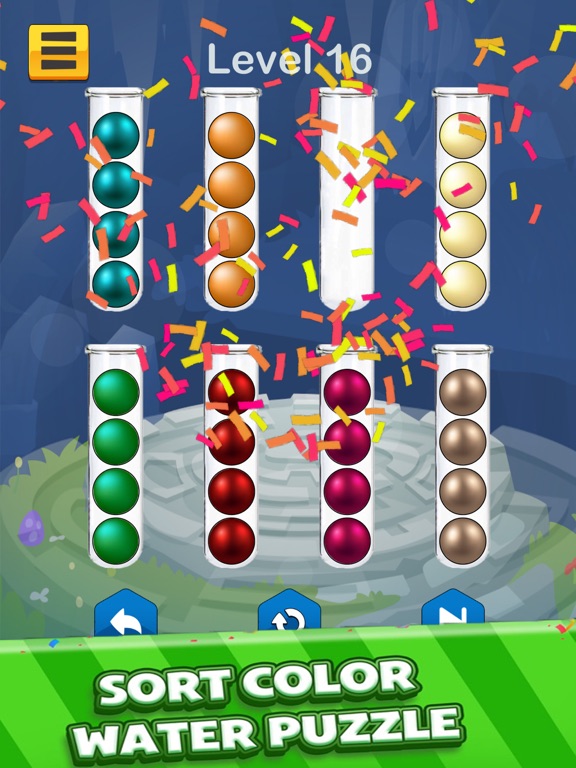 Screenshot #5 pour Ball Sort Color Puzzle Game
